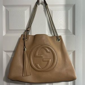 Authentic Gucci Medium Soho Chain Tote